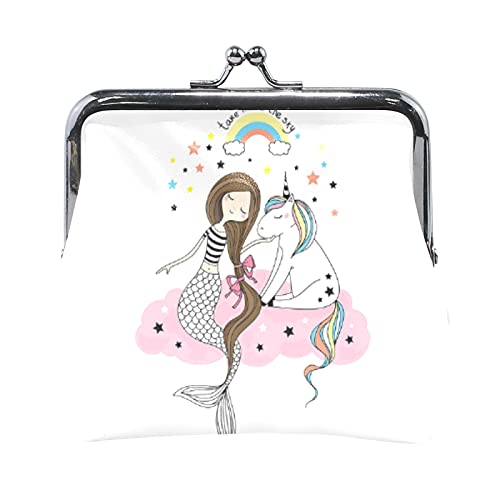 Multi 17 Marmor Textur Leder Münzgeldbörse Kiss Lock Clutch Tasche Hasp Karte Schlüssel Wechselgeldbörse Schnalle Kleines Handtaschenetui für Frauen Mädchen Damen von IUBBKI