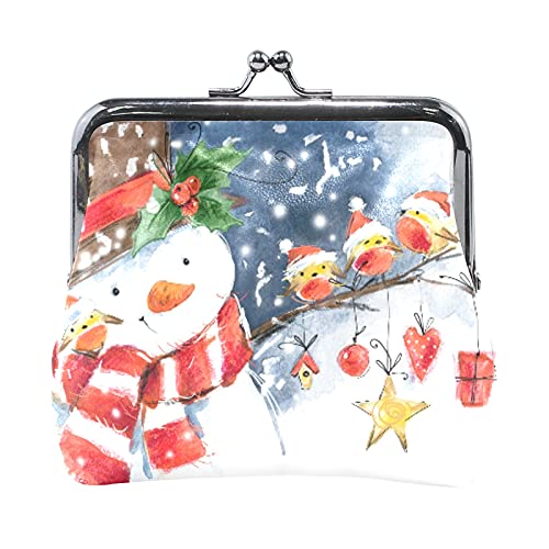 Multi 2 Claude Monet Der Garten des Künstlers in Argenteuil Leder Münzgeldbörse Kiss Lock Clutch Tasche Haspe Karte Schlüssel Wechselgeldbörse Schnalle Kleines Handtaschenetui für Damen Mädchen Damen von IUBBKI