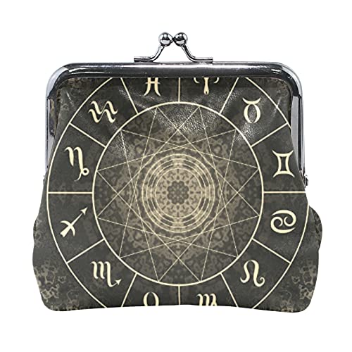 Multi 3 Golden Shiny Gold Glitzernder Hintergrund Gelbes Feiertags-Lametta-Muster Damen-Leder-Geldbörse Haspe Kartenschlüssel-Geldbörse Kleine Schnalle Handtaschenetui Kiss Lock Clutch-Beutel-Tasche f von IUBBKI