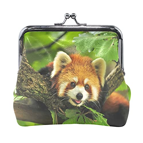 Multi 7 Pink Pigs Piglet Face Seamless Leather Coin Purse Kiss Lock Clutch Pouch Pocket Haspe Card Key Change Wallet Buckle Small Handbag Case für Women Girls Ladies von IUBBKI