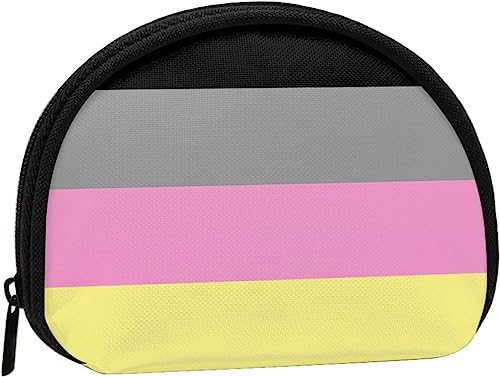 Multigender Pride Flag Geldbörse Geldbörse für Damen und Mädchen, niedliche modische Tasche, Wechseltasche, Schlüsselhalter, Damen-Geldbörse, Geschenk von IUBBKI