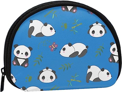 Panda-Bambus-Geldbörse für Damen und Mädchen, niedliche modische Tasche, Kleingeldtasche, Schlüsselhalter, Damen-Geldbörse, Geschenk von IUBBKI