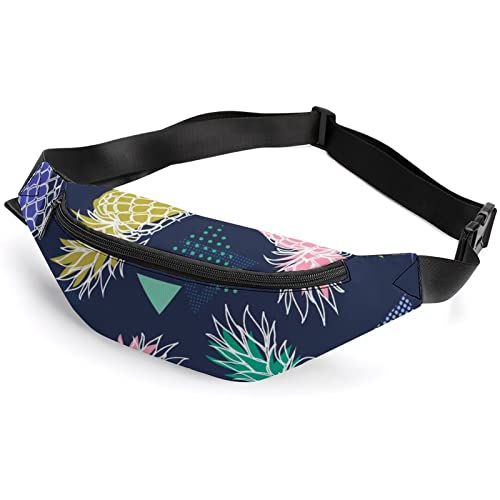 Pine Geometric Background Pine Geometric Background Fanny Pack, Adult Kids Sport Waist Bag for Men Women von IUBBKI