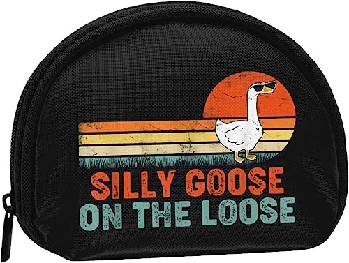 Silly Goose On The Loose Damen und Mädchen, niedliche modische Geldbörse, Geldbörse, Tasche, Kleingeldtasche, Schlüsselhalter von IUBBKI