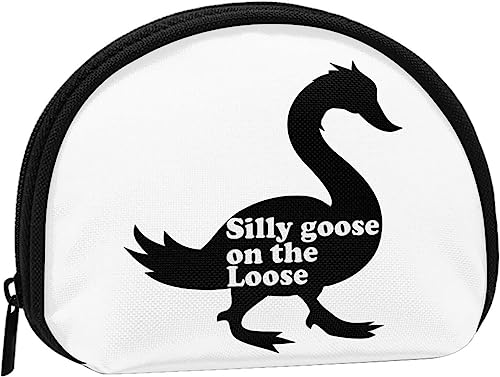 Silly Goose On The Loose Damen und Mädchen, niedliche modische Geldbörse, Geldbörse, Tasche, Kleingeldtasche, Schlüsselhalter von IUBBKI