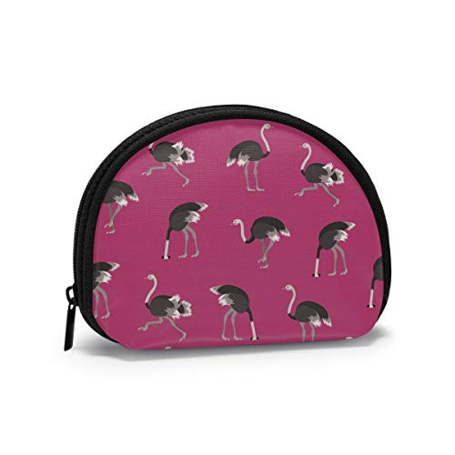 Wild Ostrich Entzückender Koala-Geldbörsen-Geldbeutel, Kleingeldbeutel, stilvoller Schlüsselhalter mit Reißverschluss, kleine Kosmetik- und Make-up-Taschen von IUBBKI