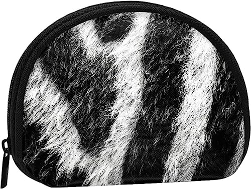 Zebra-Streifen für Damen und Mädchen, niedliche modische Geldbörse, Geldbörse, Tasche, Kleingeldtasche, Schlüsselhalter von IUBBKI