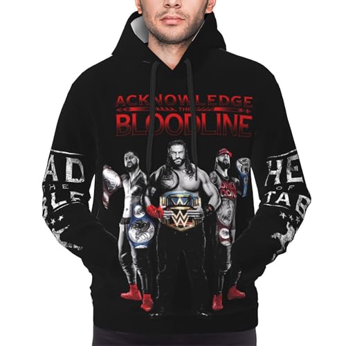 IUEYSHDGFSA Herren Langarm Roman Hoodie Kapuzenpullover mit Tasche Reigns Sweatshirt Mit Kapuze Fans Merch Wrestling Kleidung IUEYSHDGFSA Herren Langarm Roman Hoodie Kapuzenpullover mit Tasche Reigns Sweatshirt Mit Kapuze Fans Merch Wrestling Kleidung von IUEYSHDGFSA