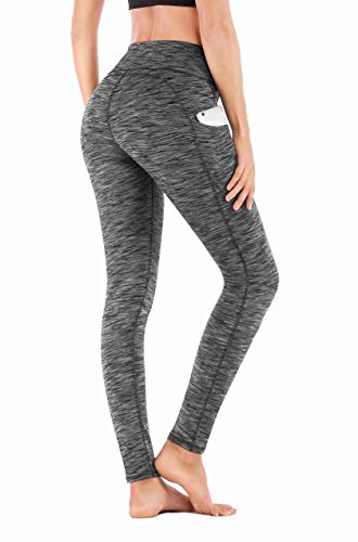 IUGA Sport Leggings Damen mit Taschen, Tummy Control, Sporthose Damen High Waist 4 Way Stretch Yogahose mit Taschen von IUGA