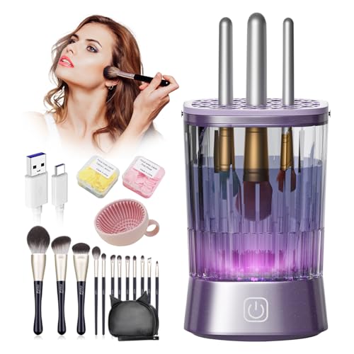 Pinselreiniger Make Up 【9000RPM Ultra-Power 4.0】Elektrischer Make-Up-Pinsel Reiniger mit Silikonnetz-Deckel für alle Bürstengrößen Hygiene für Makeup Brush Cleaner Pinselreiniger Make Up 【9000RPM Ultra-Power 4.0】Elektrischer Make-Up-Pinsel Reiniger mit Silikonnetz-Deckel für alle Bürstengrößen Hygiene für Makeup Brush Cleaner von IUHFSIFS