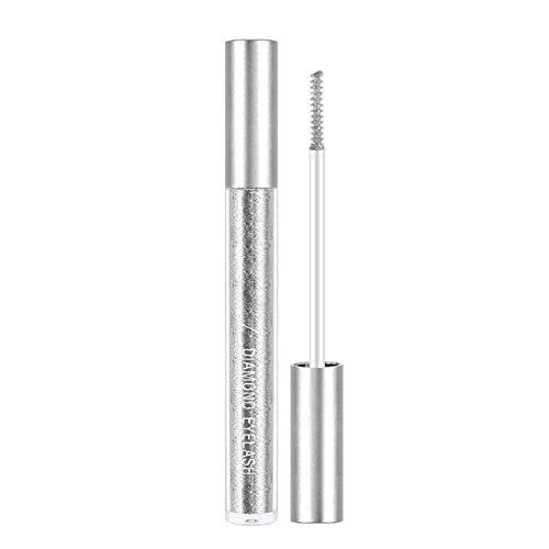 4D-Glitter Lash Mascara Diamantwimpern für Frauen Konzert Kosmetik wasserdicht langlebige Verdickung Verlängerung & einfach zu entfernen Mascara Antigases (A, One Size) von IUNSER