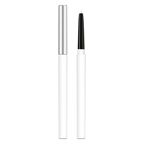 Eyeliner Gelstift Liegender Seidenraupen-Eyeliner-Stift Bunter nicht leicht schwindliger Eyeliner-Klebestift Farbiger Eyeliner-Klebestift Sehr dünner schwarzer und Eyeliner Pinsel (White, One Size) von IUNSER