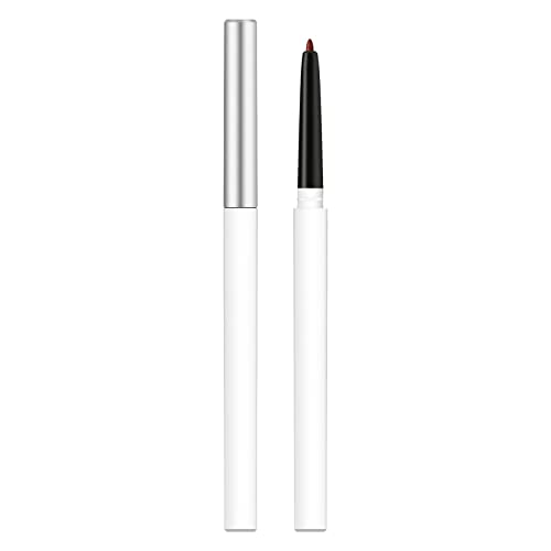 Eyeliner Gelstift Liegender Seidenraupen-Eyeliner-Stift Bunter nicht leicht schwindliger Eyeliner-Klebestift Farbiger Eyeliner-Klebestift Sehr dünner schwarzer und Eyeliner Pinsel Set (Red, One Size) von IUNSER