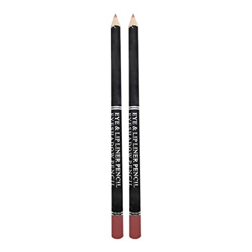 Eyeliner-Stift Lidschatten-Stift Lippenstift Mehrere Funktionen können verwendet werden Lip Liner ist wasserdicht langlebig nicht leicht zu verblassen und zu konturieren Lip Liner Pinsel (D, One Size) von IUNSER