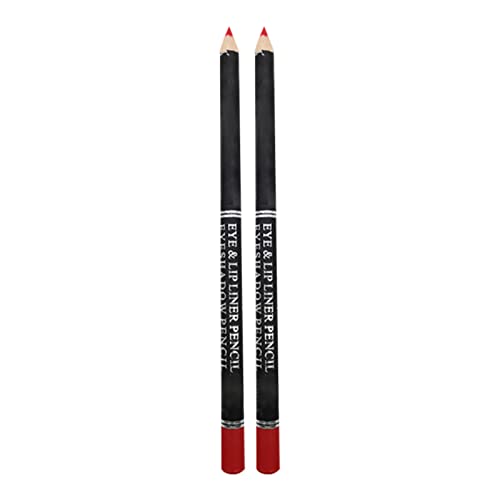 Eyeliner-Stift Lidschatten-Stift Lippenstift Mehrere Funktionen können verwendet werden Lip Liner ist wasserdicht langlebig nicht leicht zu verblassen und zu konturieren Lip Liner Pinsel (H, One Size) von IUNSER