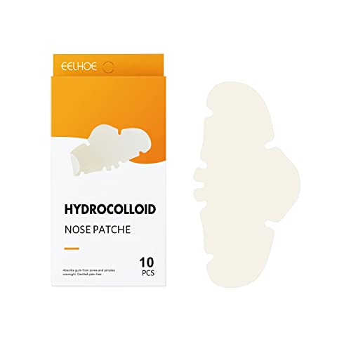 Für Nase Hydrokolloid Akne Dermatologen zugelassen – Nase – Über Nacht Zits Öl und Streifen von Absorb Pore zu Kosmetik Nase Pocken Patch & Nasenpflaster Zugsalbe Pflaster (A, One Size) von IUNSER