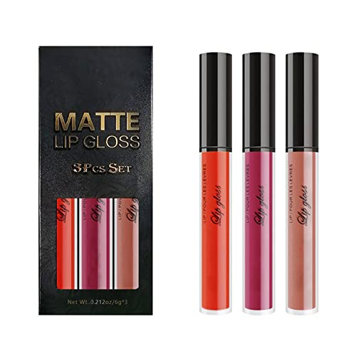 Lippenstift-Setliquid Langanhaltende Wirkung Hochzeitsfeiernalle Mädchen Lippenstift compatible with Machen (C, One Size) von IUNSER