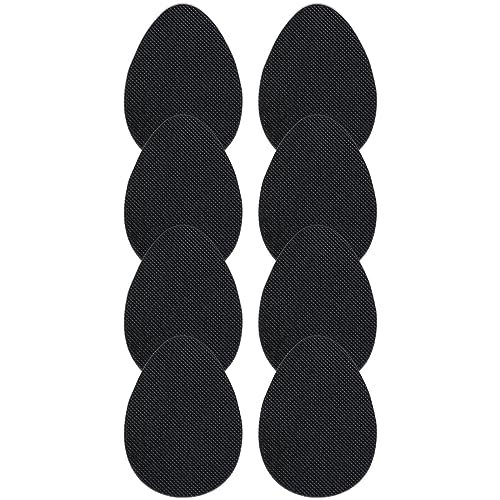 Shoe Pads GADEBAO Self Adhesive Anti Slip Sole Sticker Protector Premium Odorless Silicone Shoe Grips For High Heels Black 8 Pcs Deep Exfoliating (Black, One Size) von IUNSER