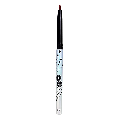 Stift-Augen-Make-up-Eyeliner zu Liner und Gel-Eyeliner-Farbe, schweißfest, nicht lippenfreundlich und 18-farbiger schwacher weiblicher Liner und Stiftlippe Pinsel & Zubehör (H, One Size) von IUNSER