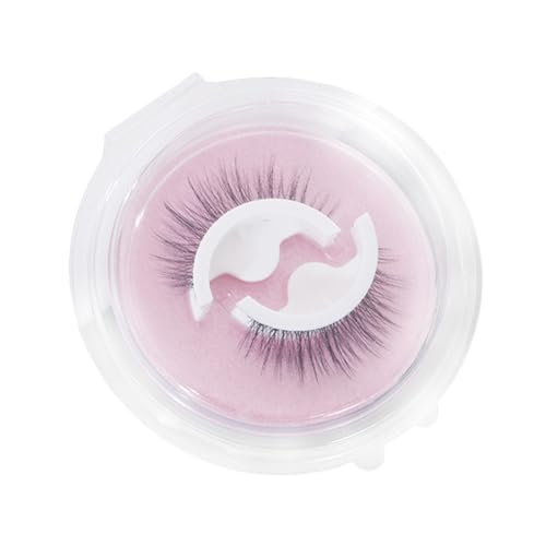 Wiederverwendbare selbstklebende Wimpern 2024 selbstklebende Wimpern ohne Wiederverwendbare selbstklebende Wimpern Premium-Wimpern ohne für Frauen und Mädchen Wimpern Farbe (B, One Size) von IUNSER