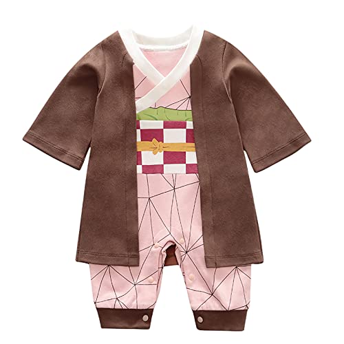 IURNXB Säuglingsjungen und -mädchen Baumwolle Anime Jumpsuit Einteiler Kleinkind Strampler Babykleidung von IURNXB