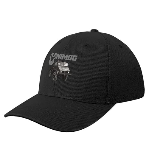 IUUGJEIX Basecap UNIMOG Oldschool (auf schwarz) Baseball Cap Golf Hut Mann Geburtstag Frau Herren von IUUGJEIX