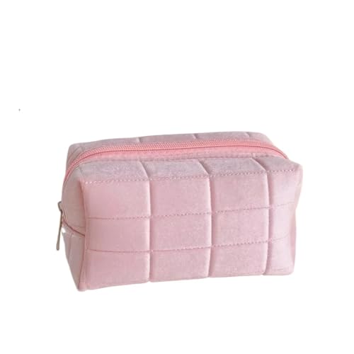 IUVYTA Große Kapazität Damen Plüsch Geldbörse Make-up Tasche Federmäppchen Süße Aufbewahrungstasche for Studenten Weicher multifunktionaler Kosmetiktaschen-Organizer für Mädchen Frauen(Purple) von IUVYTA