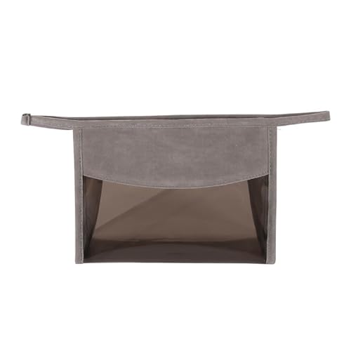 Make-up Tasche Handtasche Kosmetik Verpackung Transparent Wasserdicht Tasche Zip Tasche für Mädchen Frauen(L) von IUVYTA