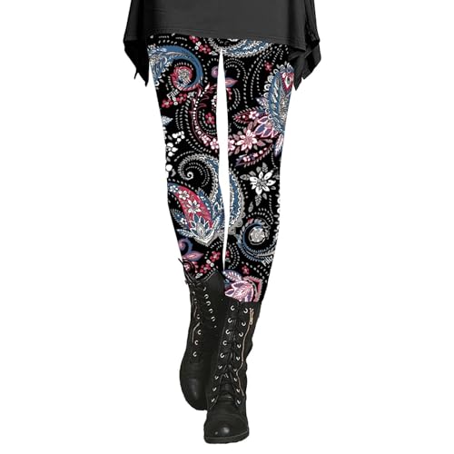 Deals Leggings Damen 3/4 Hose Große Größen Viskose Leggins Breiter Bund Sportleggings Lang Winter Thermo Jegging Wolle von IUYTYSER