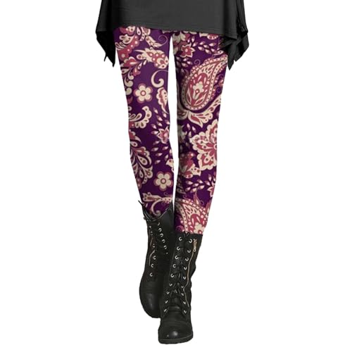 IUYTYSER Damen Yogahose Leggings Weiss Trekking Wandern Feinstrumpf Mit Tasche Xs Heat Fleece Winter Stuetzleggings von IUYTYSER