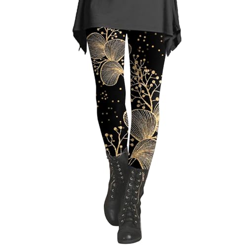 IUYTYSER Flare Leggings Damen Figurbetonte Laufhose Handytasche Jeans Damen Gummibund Shapewear Winter Jeans Fleece Scrunch Butt Push Up von IUYTYSER