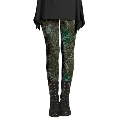 IUYTYSER Sporthose Gelb Jeggins Für Damen 3/4 Sport Leggings Jogginghose 2Er Set Leopardenmuster Homewear Shapewear Hose von IUYTYSER