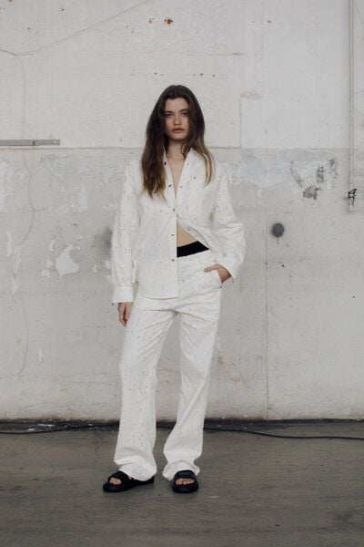 IVA RYCH Jeans in weiß I Deadstock von IVA RYCH