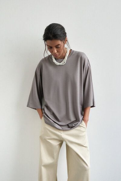 IVA RYCH Oversize-T-Shirt in Grau I Deadstock von IVA RYCH