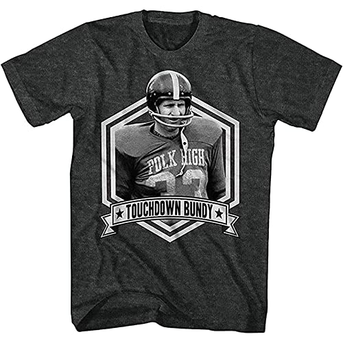 Touchdown Bundy Al Tv Sitcom Polk High Adult T-Shirt Black XXL von IVELLDAY