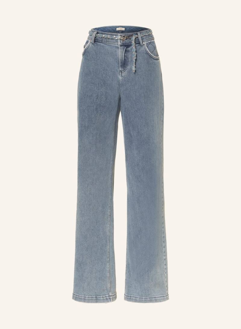 Ivi Collection Wide Leg Jeans blau von IVI collection