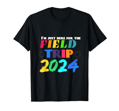 Ich bin nur für den Exkursion Teacher Kids Field Day 2024 hier T-Shirt von IVRY