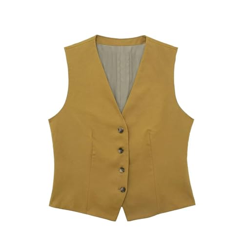 IVYARD 2023 Neue Sommer-Damenmode-Leinenweste 8072967 Leinen-Midikleid-Top-S von IVYARD
