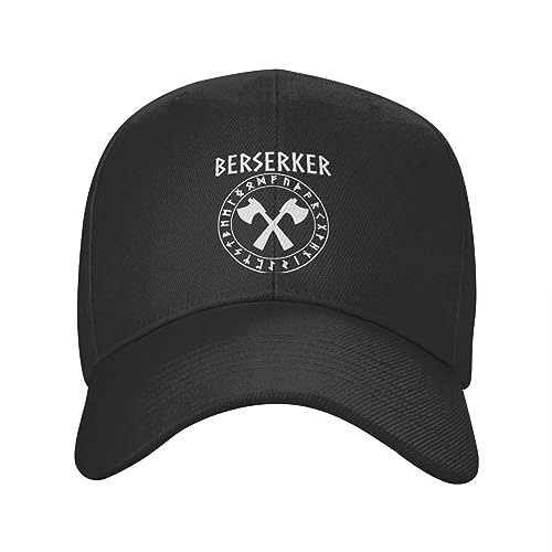 Baseballkappe Hip-Hop Sonnenhut modisch Unisex Wikinger-Baseballkappe für Erwachsene verstellbare Papa-Mütze für Männer und Frauen Sonnenschutz Snapback-Kappen Geburtstagsgeschenk von IVyard