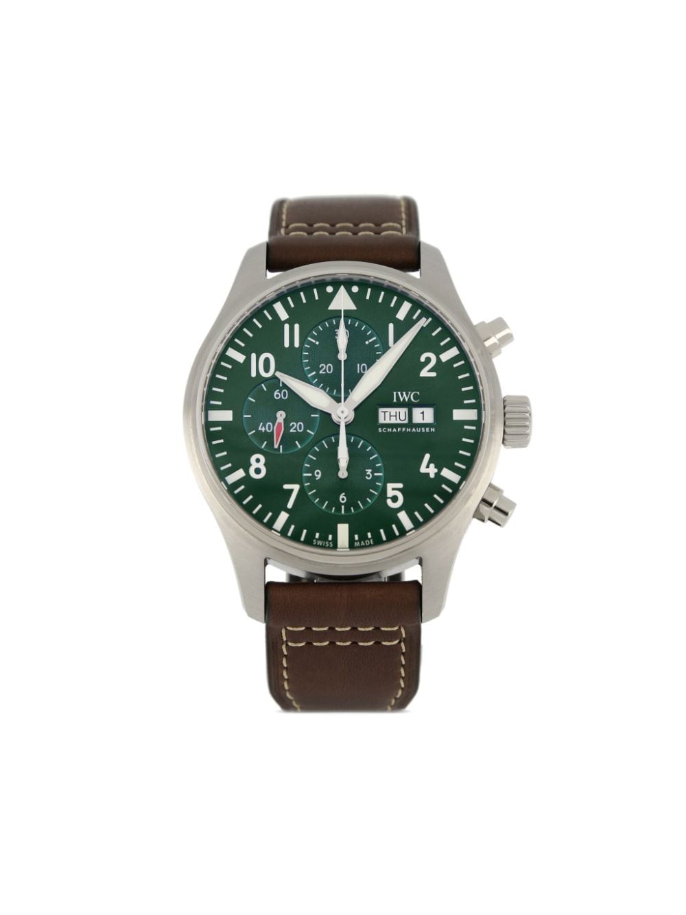 IWC Schaffhausen 2019 pre-owned Pilots Chronograph 43mm - Grün von IWC Schaffhausen