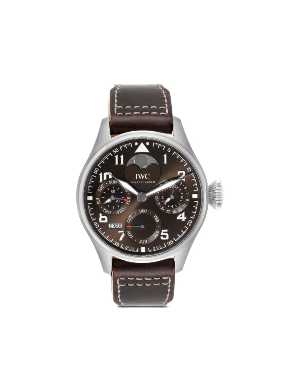 IWC Schaffhausen Pre-owned Big Pilot Perpetual Calendar 46mm - Braun von IWC Schaffhausen