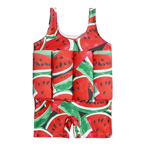 IWEMEK Kinder Junge Mädchen Badeanzug mit Schwimmhilfe Baby Ärmellos Float Suit mit Regulierbarem Schwimmbojen One Piece Bademode Training Swimwear Schwimmkostüm Badebekleidung 18-24 Monate von IWEMEK