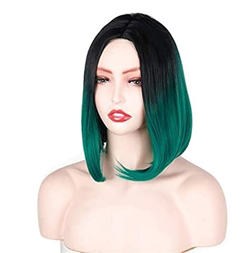 PerüCke Wig Wigs Glattes Kurzes Haar Bob Perücke Synthetische Bunte Cosplay Daily Party Flapper Perücke Für Frauen KostüM PerüCken von IWENZHKPA