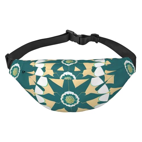 Exotischer Stil Blumen Hüfttasche Leicht und wasserdicht, geeignet für Reisen und den täglichen Gebrauch, modisches Design, für Männer und Frauen. von IWFNCJNY