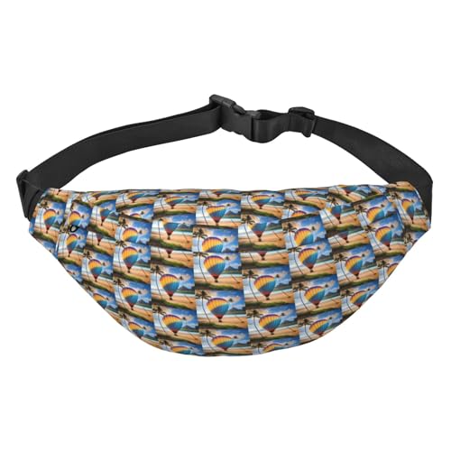 Hawaii Heißluftballon-Hüfttasche, leicht und wasserdicht, geeignet für Reisen und den täglichen Gebrauch, modisches Design, für Damen und Herren. von IWFNCJNY
