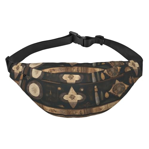 Hüfttasche im Bohemian-Stil, leicht und wasserdicht, geeignet für Reisen und den täglichen Gebrauch, modisches Design, für Männer und Frauen. von IWFNCJNY