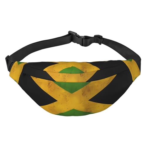 Hüfttasche mit alter Jamaikanische Flagge, leicht und wasserdicht, geeignet für Reisen und den täglichen Gebrauch, modisches Design, für Damen und Herren. von IWFNCJNY