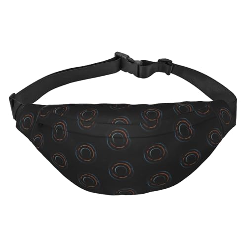 Mysterious Cosmic Black Holes Waist Bag Leicht und wasserdicht, geeignet für Reisen und den täglichen Gebrauch, modisches Design, für Damen und Herren von IWFNCJNY