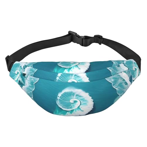 Sea of Love Hüfttasche Leicht und wasserdicht, geeignet für Reisen und den täglichen Gebrauch, modisches Design, für Damen und Herren von IWFNCJNY