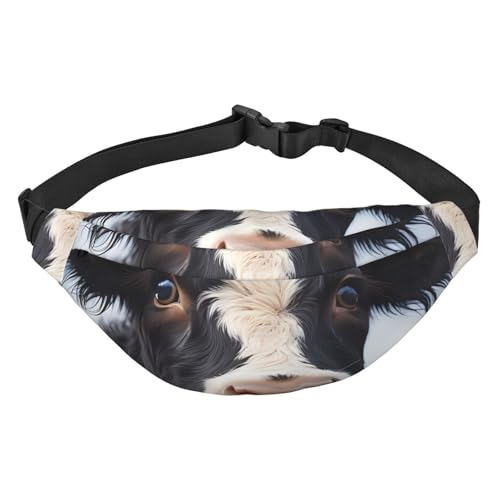 Süße Kuh-Hüfttasche, leicht und wasserdicht, geeignet für Reisen und den täglichen Gebrauch, modisches Design, für Männer und Frauen. von IWFNCJNY